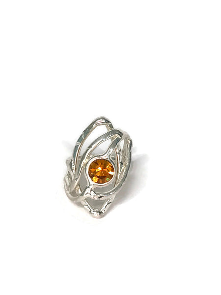 Bague "Alice" argentée