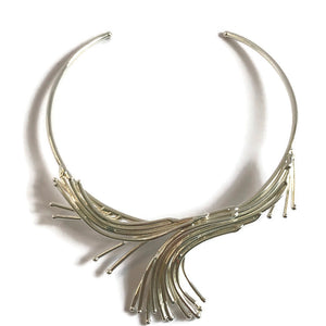 Collier "Flora", argenté ou doré