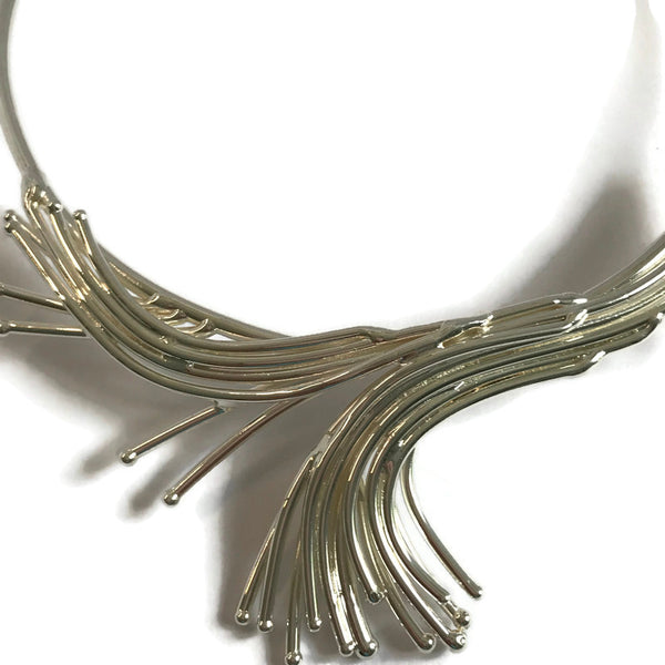 Collier "Flora", argenté ou doré