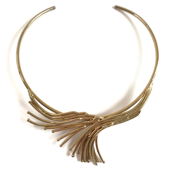 Collier "Flora", argenté ou doré